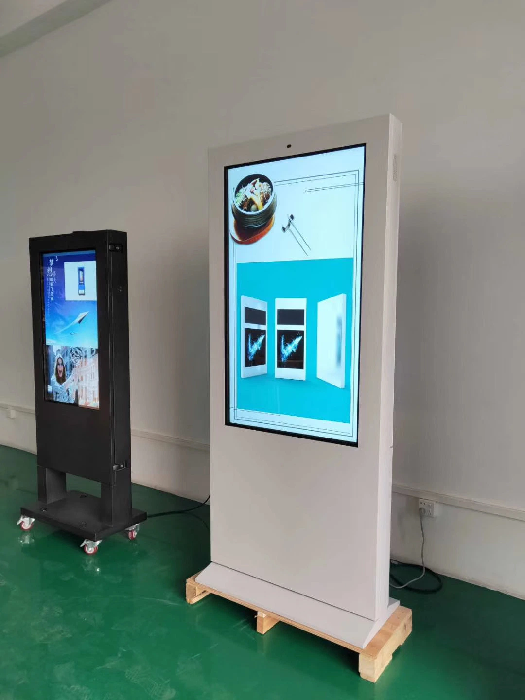 Android 49дюйма для использования вне помещений сенсорного киоска Тотем Digital Signage