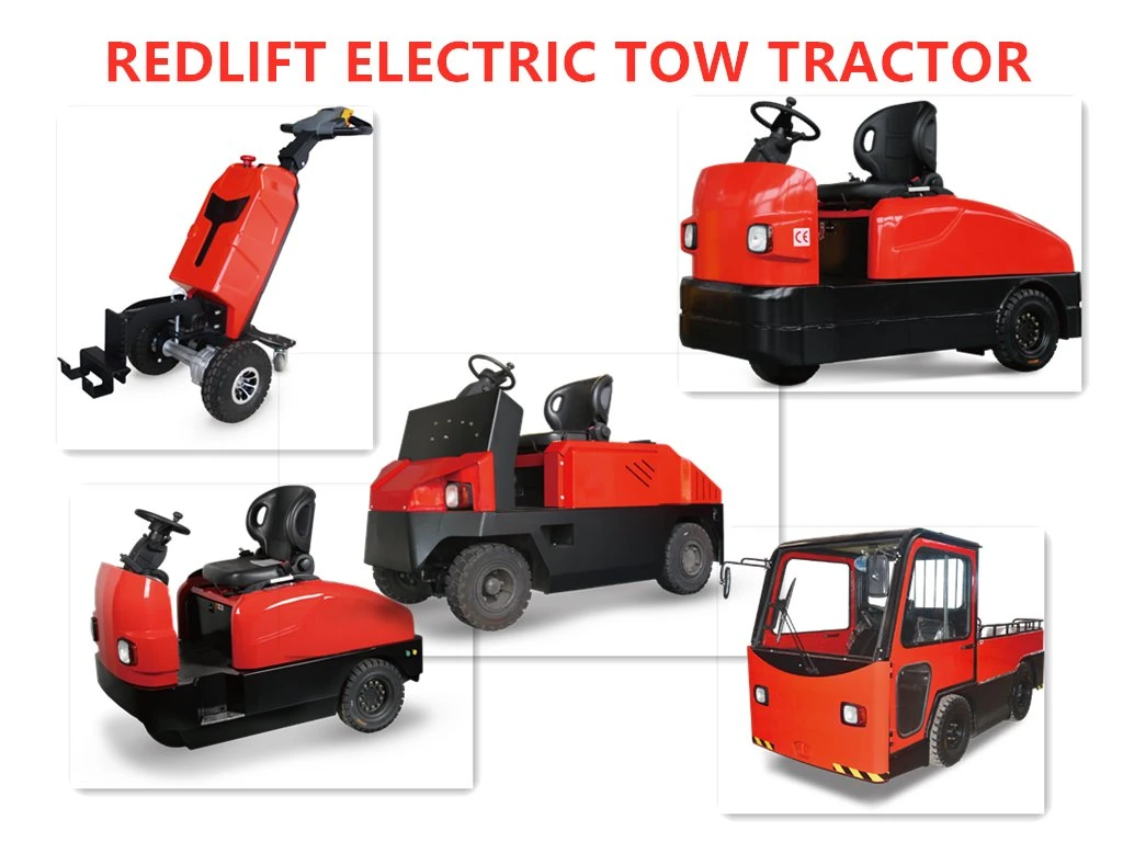 Red-Lift 1.0ton Electric Tractor Qdd10 with DC Power Tow Tractor with CE ISO Certification for Sale