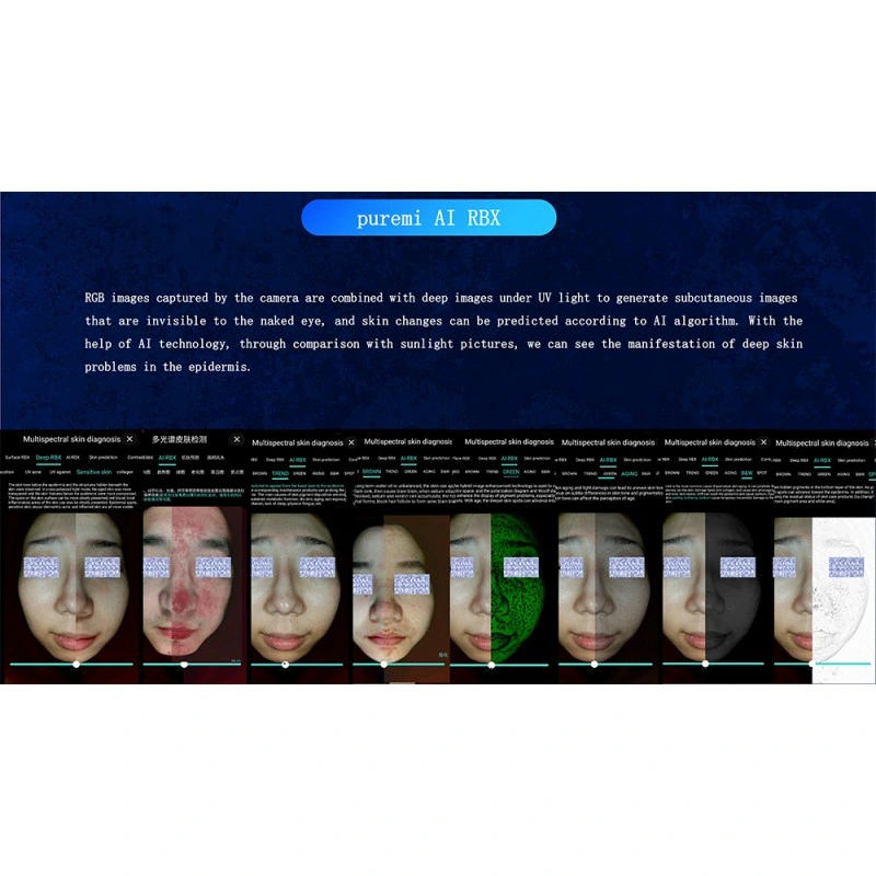 New Beauty Machine Trending Product 2023 Latest Mirror Skin Facial Skin Analyzer Bulk Price