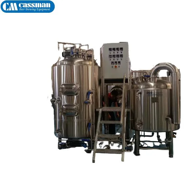 Cassman 2000L nueva condición de depósito de servir la cerveza de acero inoxidable