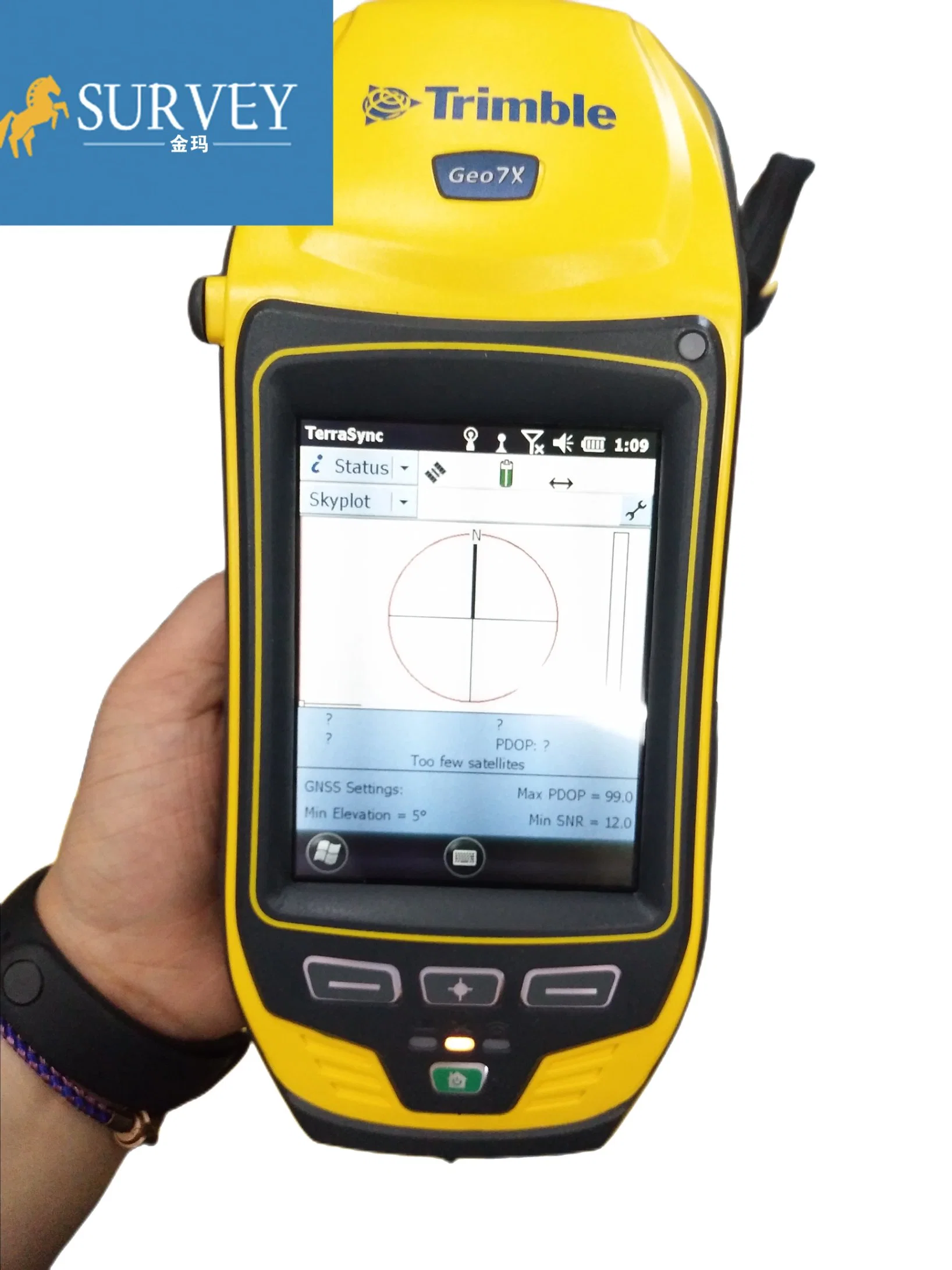 A alta precisão Trimble Geo7X GPS portátil para Pesquisa de Terra