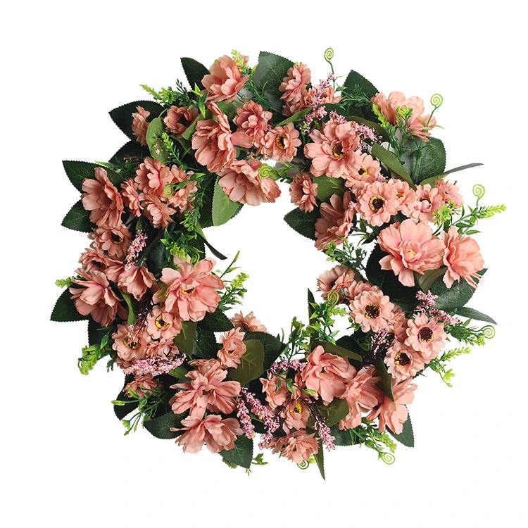 Decoración Floral Garland Artificial Wreath Rosa Wreath Navidad