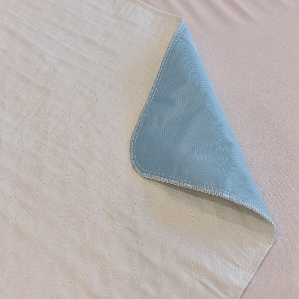 Superficie cómodo y de calidad 100%Algodón incontinencia reutilizable Underpad cama PEE Pad para ancianos