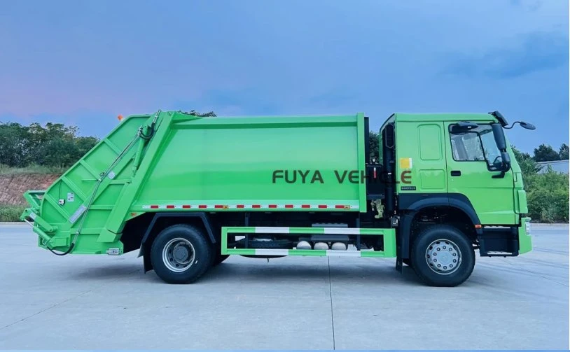 Medium Sinotruk HOWO 4X2 14000liters 14cbm 14m3 Compactor Garbage Truck/Compression Garbage Truck