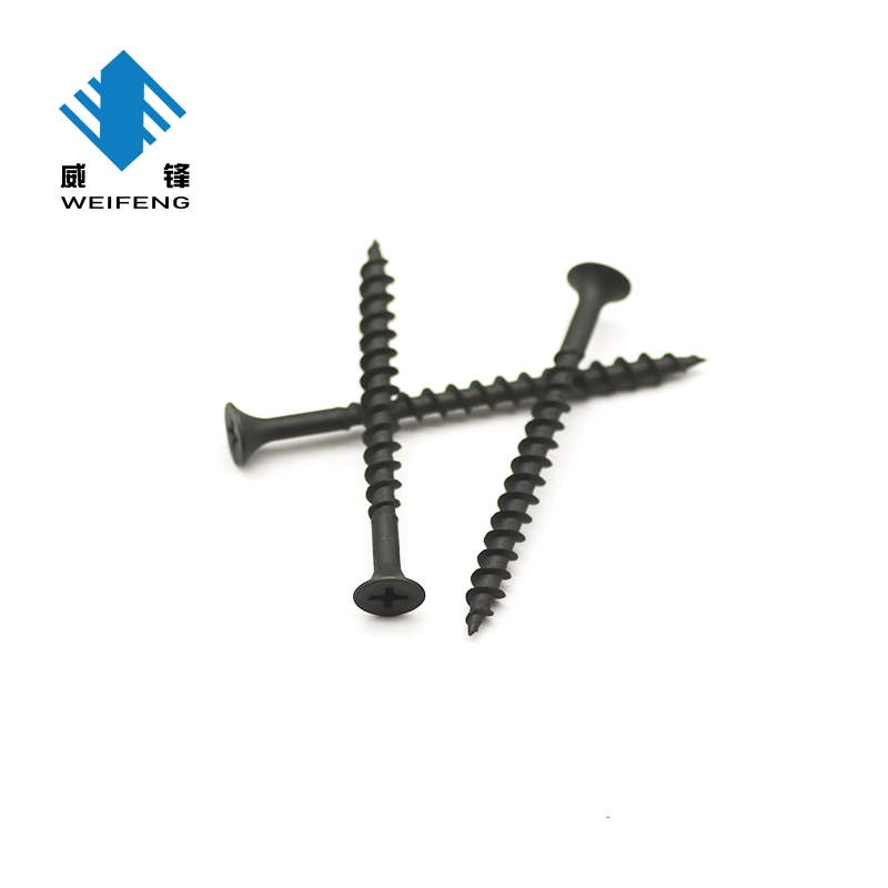 Furniture or Building TUV OEM ODM Diameter M3.5-M5.5 Other Sizes Black Drywall Screw