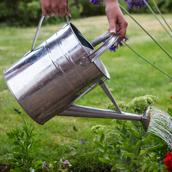 9L Gießkanne Verzinkter Metall Garten Versorgung