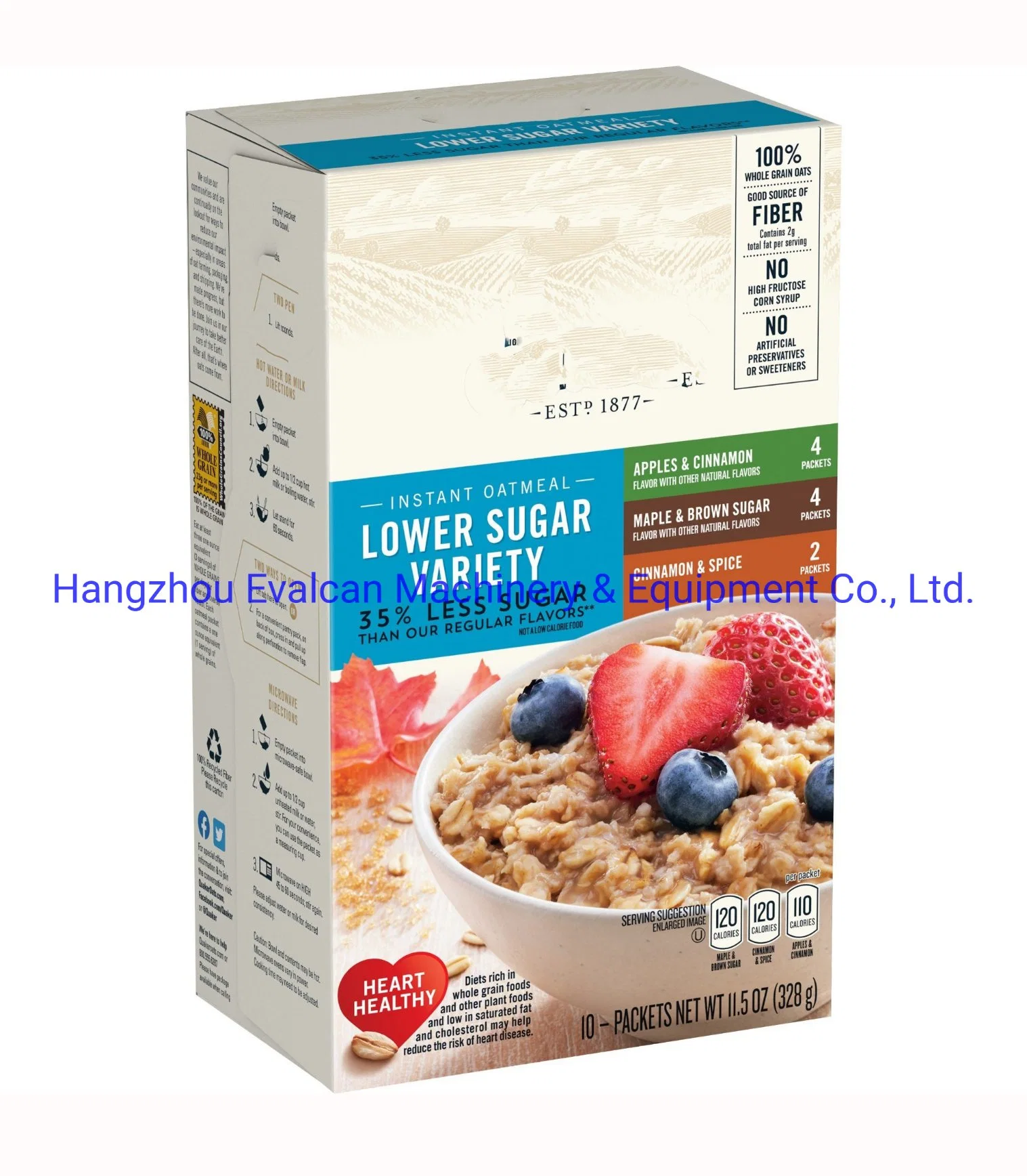 Cartoning Machine for Vertical Type Box Instant Oatmeal Packing Machine