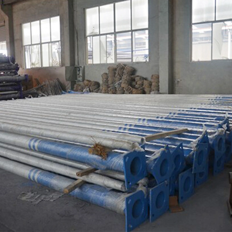 Galvanized Steel Used Street Lamp Pole Hot Sales