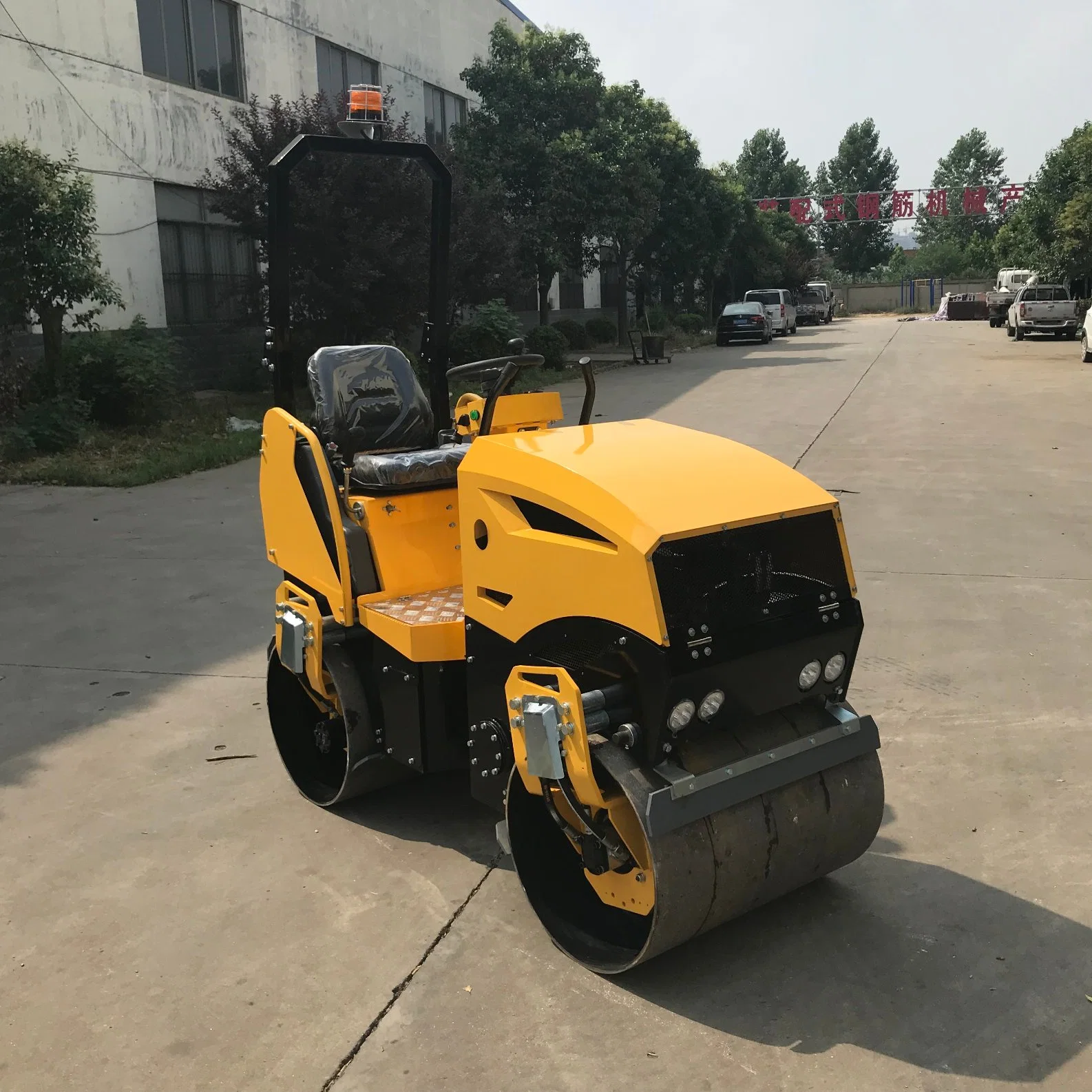 New Double Steel Wheel Road Roller