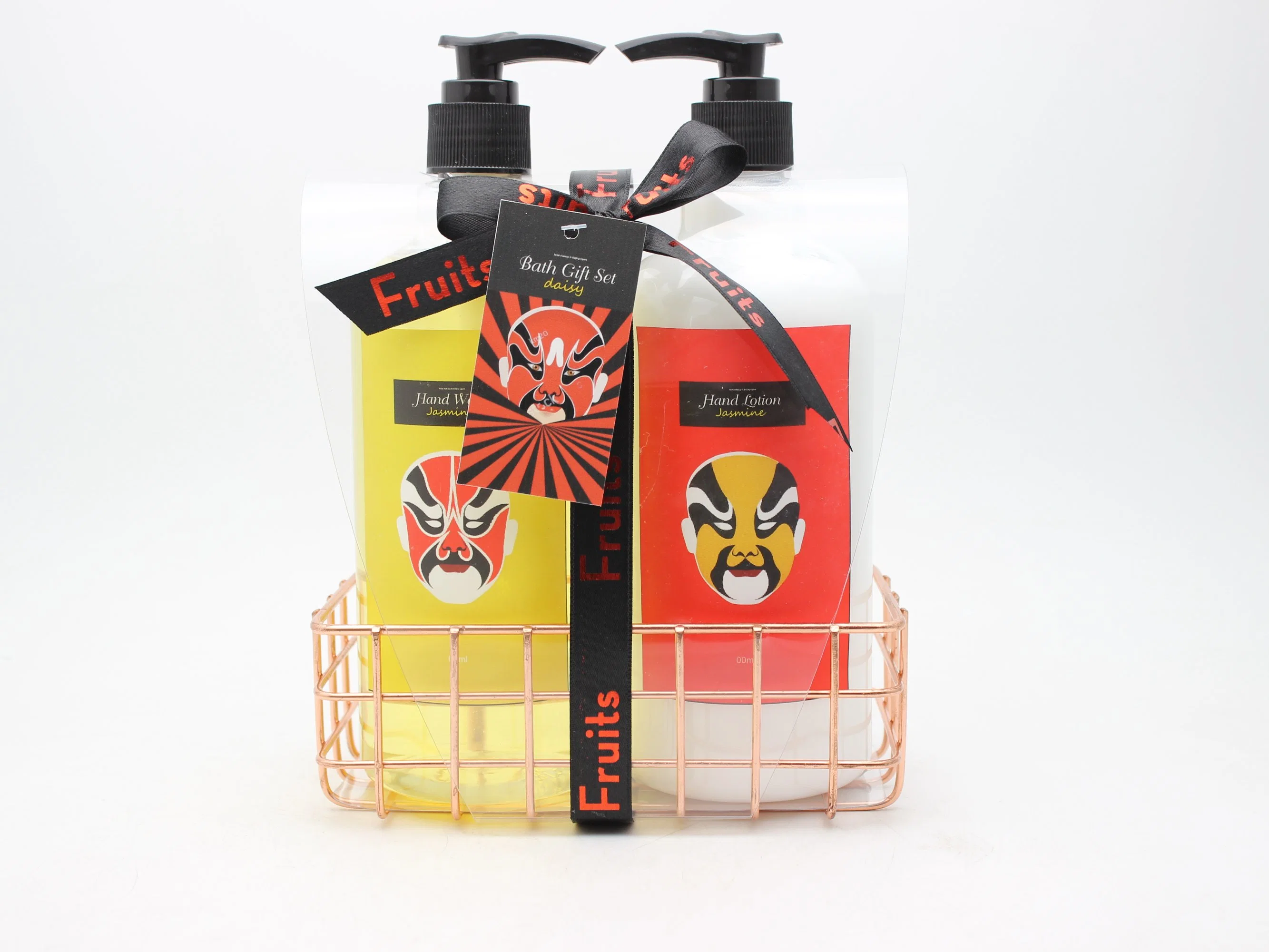 OEM & ODM Factory Chinese Style Sichuan Opera Face Bath Set Body Lotion Shower Gel Bubble Bath