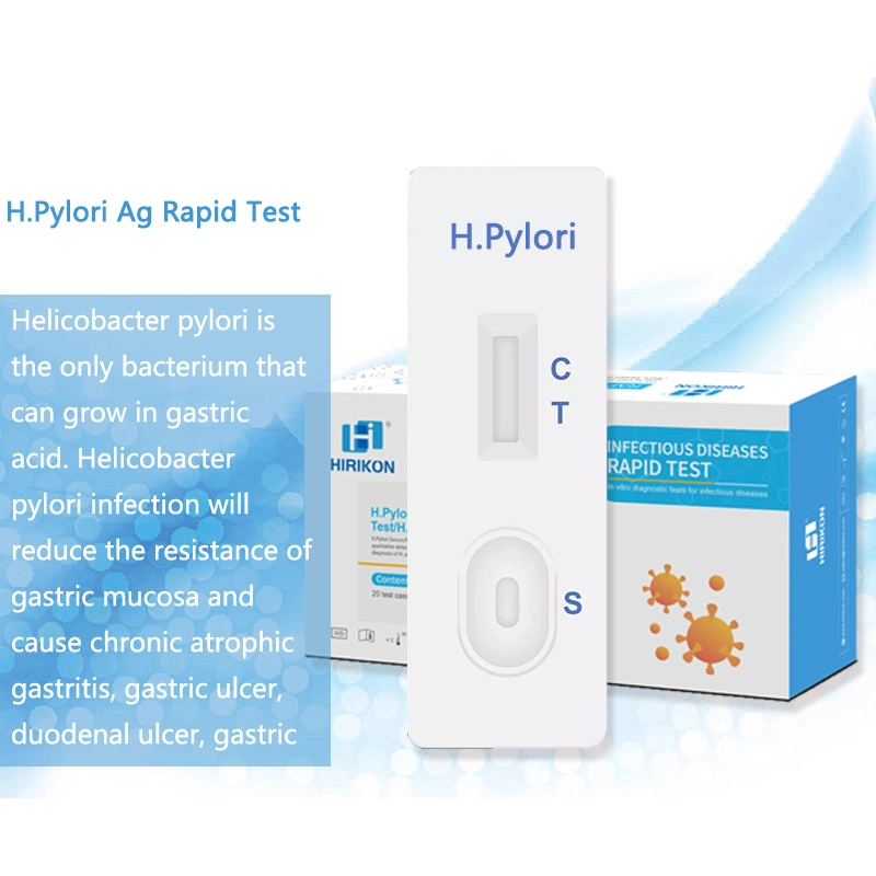 Kit de detección rápida del antígeno H. pylori (heces) Kit de detección rápida HP