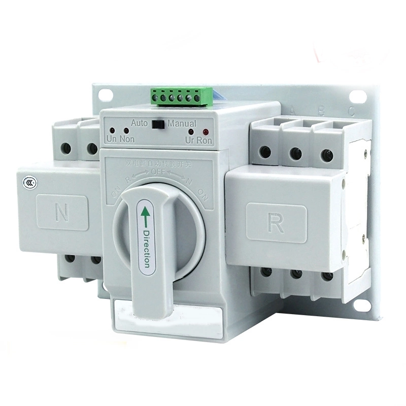 Mini CB 3 Phase Manual ATS Snq3-63A B ATS Double Power Source Automatic Transfer Switch