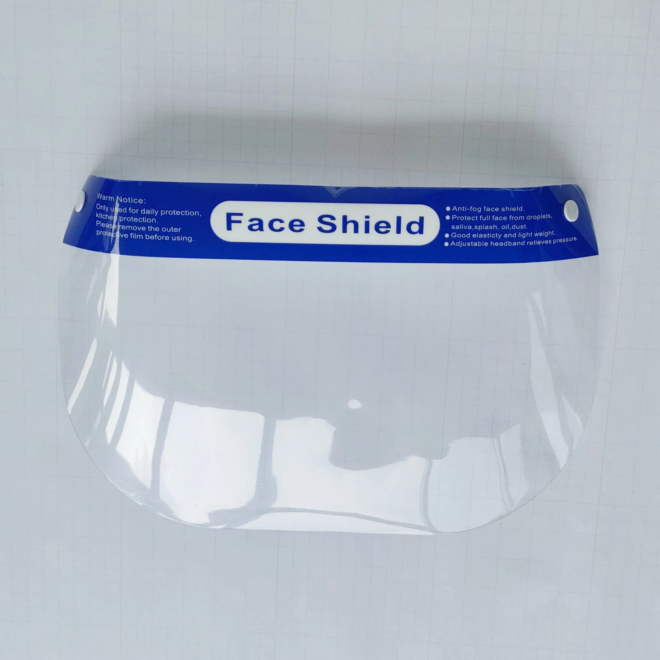 Protective Face Shield with Double-Sided Film