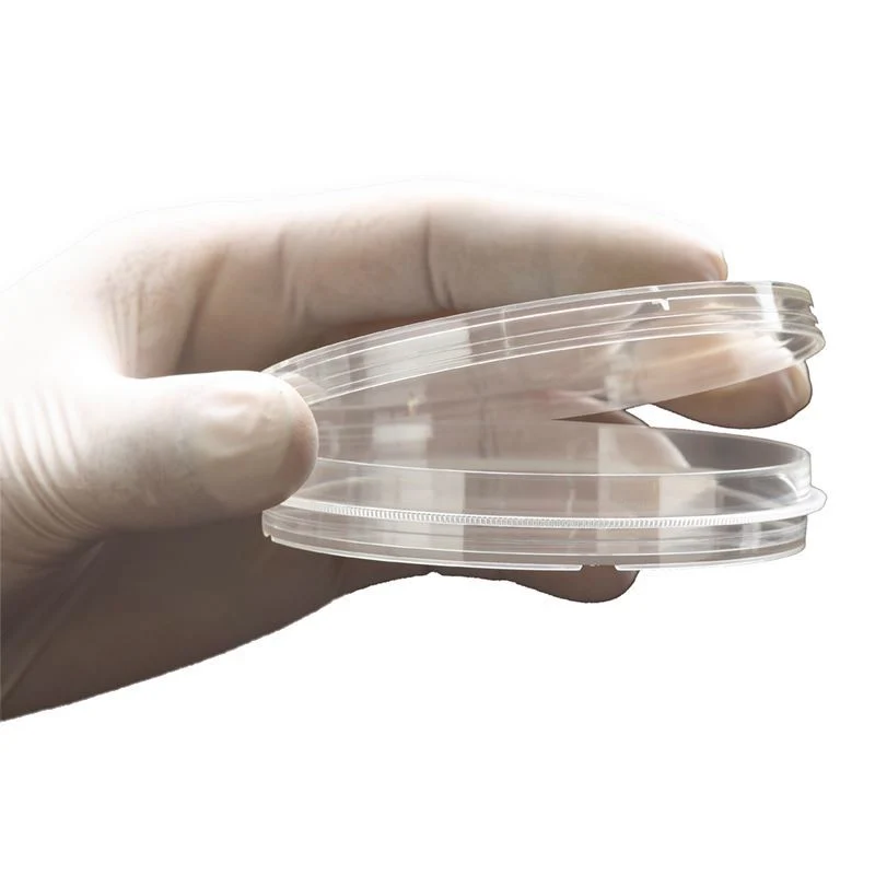 CE Approved Disposable Plastic Culture Petri Dish