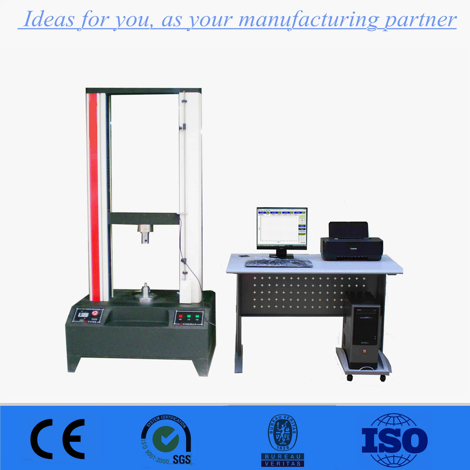 Computer Servo System Tensile Testing/Three-Point Bending Flexaral Universal Test Instrument