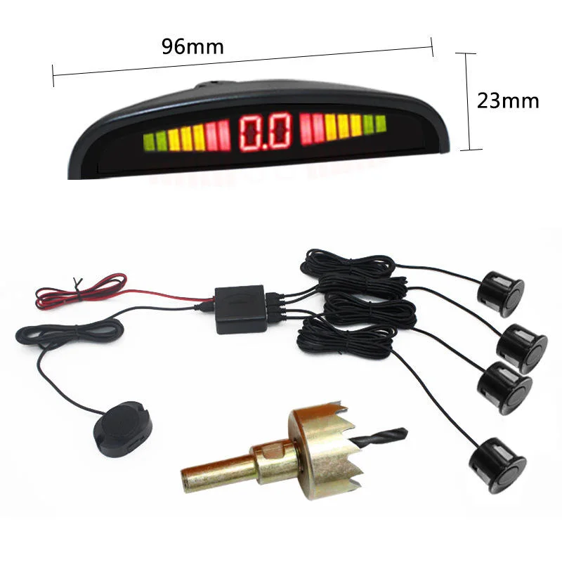 Universal Warning Alarm LED Display Car Parking Aid System Reversing Radar