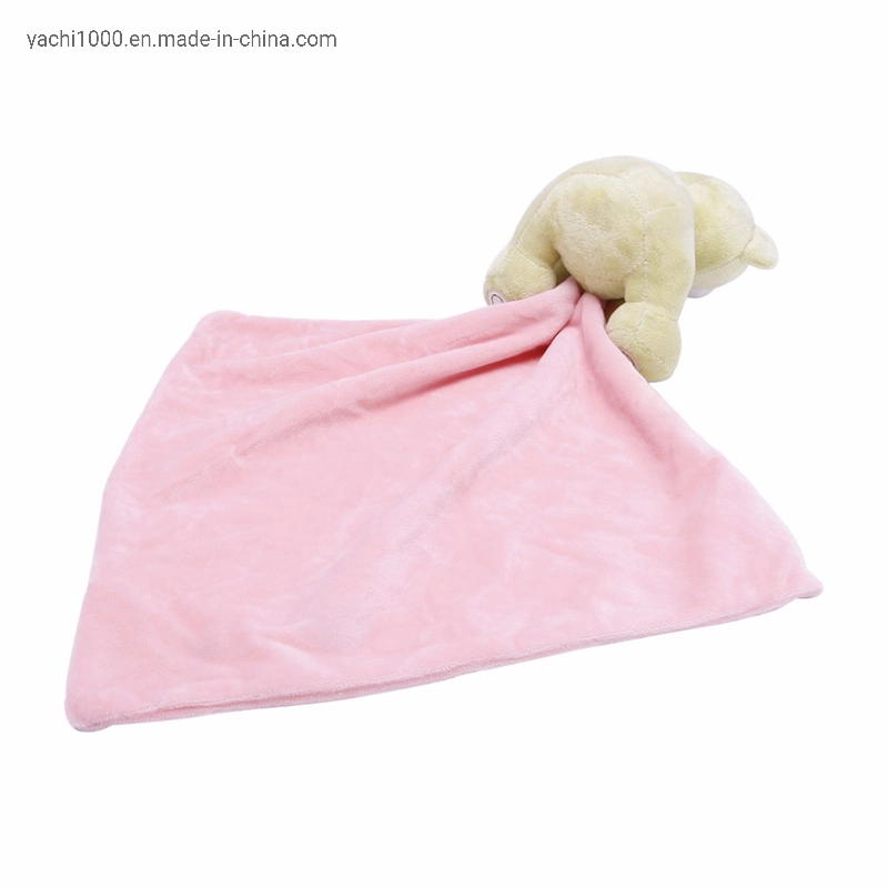 Soft Towel Plush Bear Stuffed Animal Toy with Baby Comforter Blanket