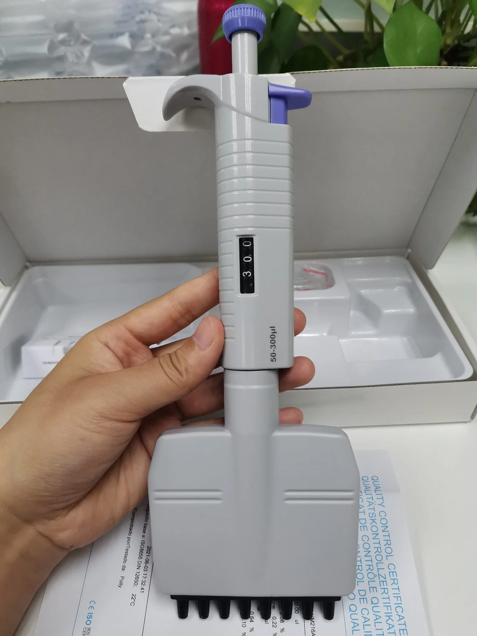 Pipeta multicanal 8 pipetas ajustable de 12 canales pipeta autoclavables completo