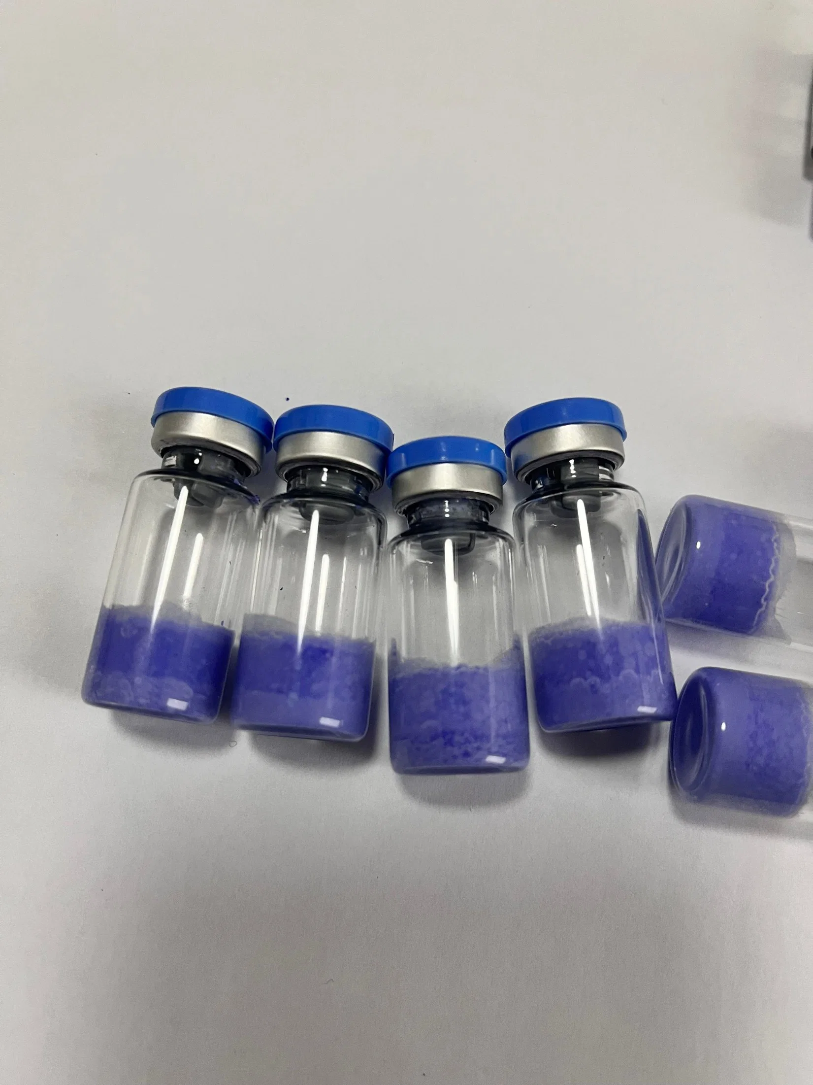 Ghk-Cu Copper Peptides for Fibroblast Function Germany Warehouse Ghk-Cu 50mg/Vials Fast Delivery CAS: 49557-75-7