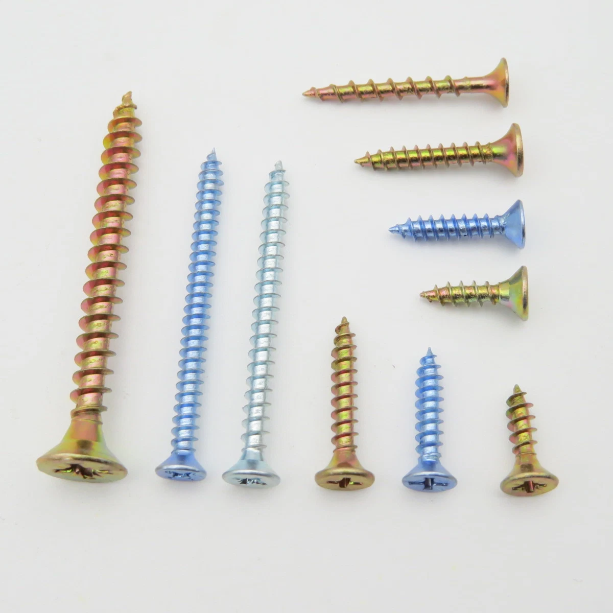 Flat Head Philips Drive Woodworking Screw