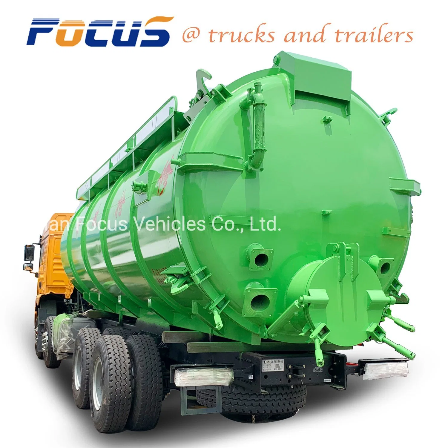 High Pressure 16m3 Sewer Vacuum Suction Truck with Suction Sludge and Jetting Cleaning Function