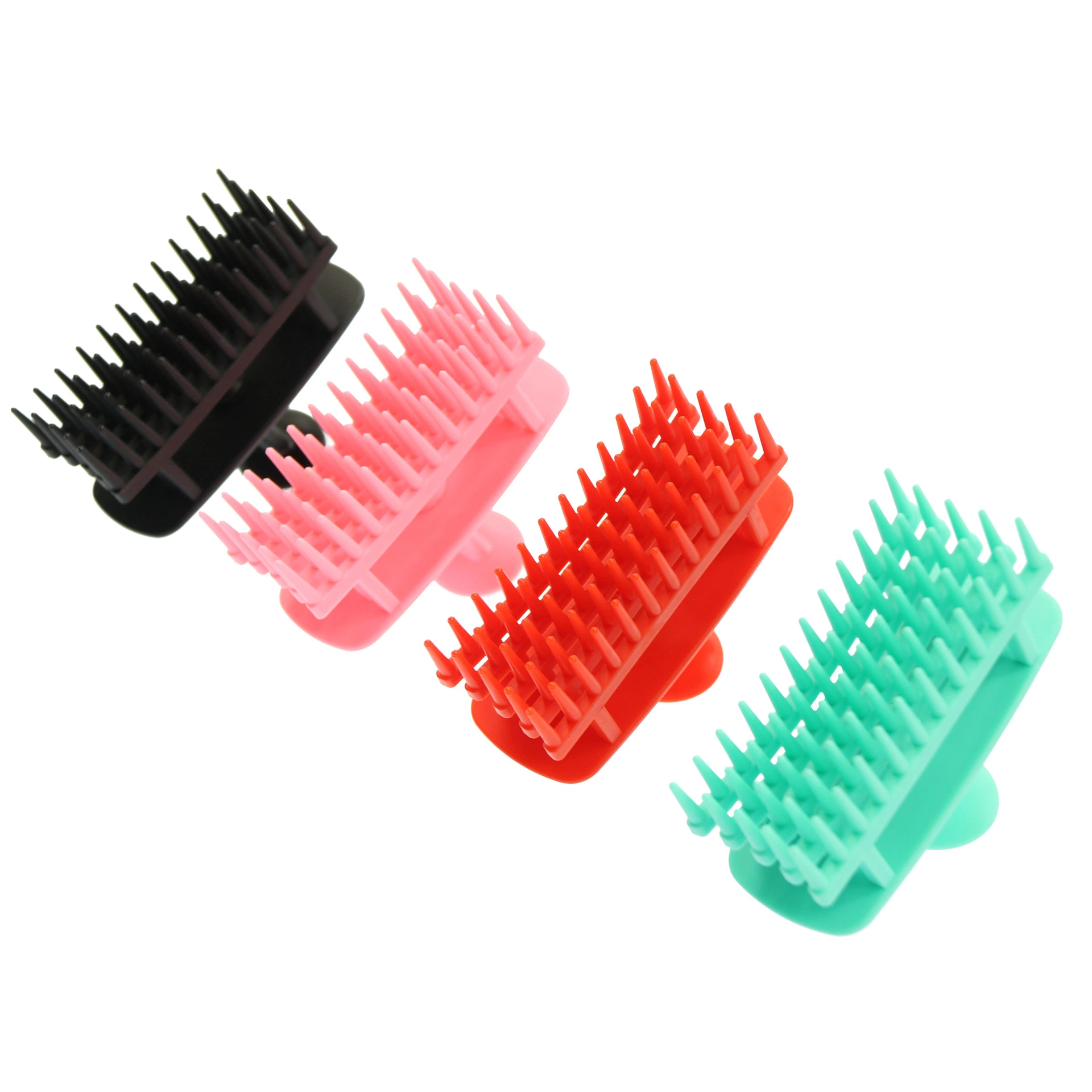 Silicone Shampoo Scalp Shower Brush Hair Massage with Soft Hair Cleaning