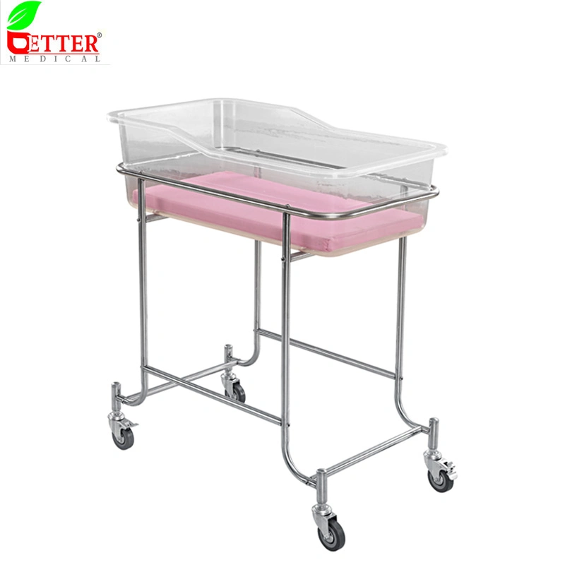 Hospital Furniture Hospital Baby Cot with Mattress