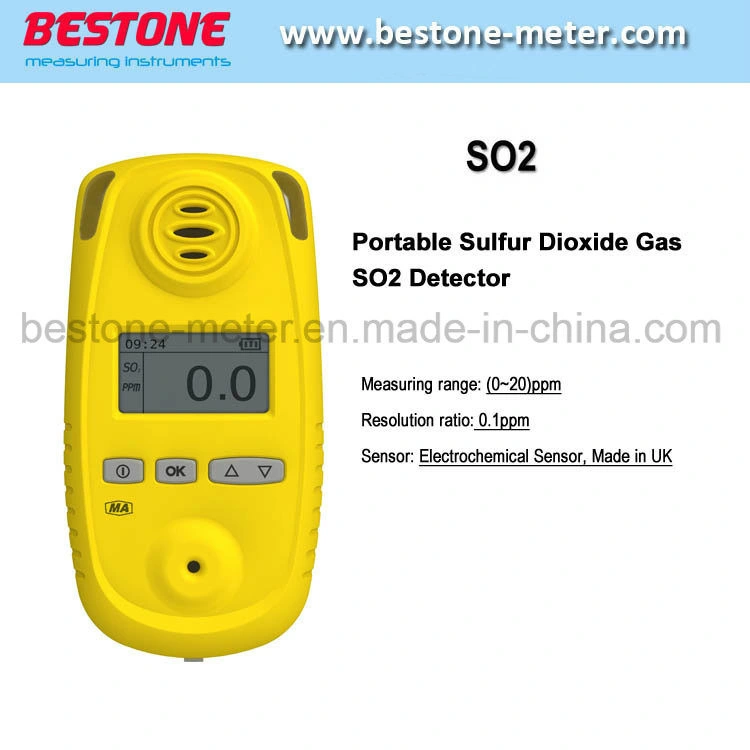 Portable détecteur de gaz de dioxyde de soufre Le SO2 Saso detecteur2