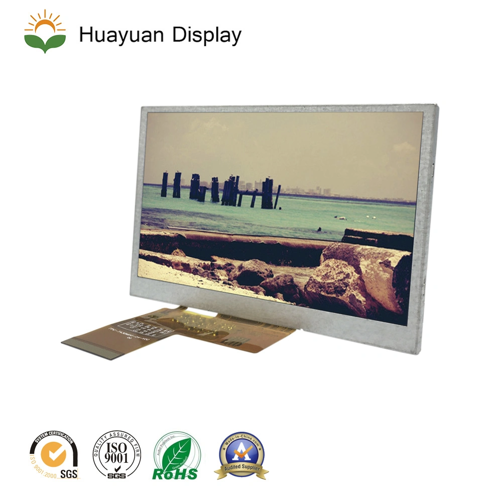 شاشة TFT LCD مقاس 4.3 بوصات بدقة 480*272 بكسل المعروضة للبيع الساخن