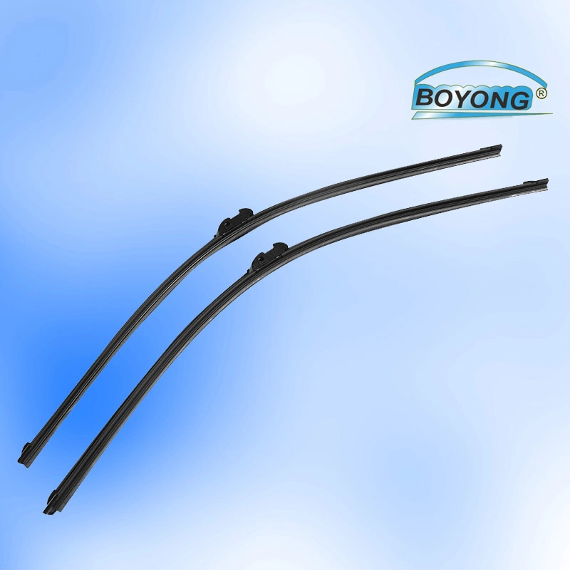 Flat Design Soft Wiper Blade with High Carbon Steel and Natural Rubber