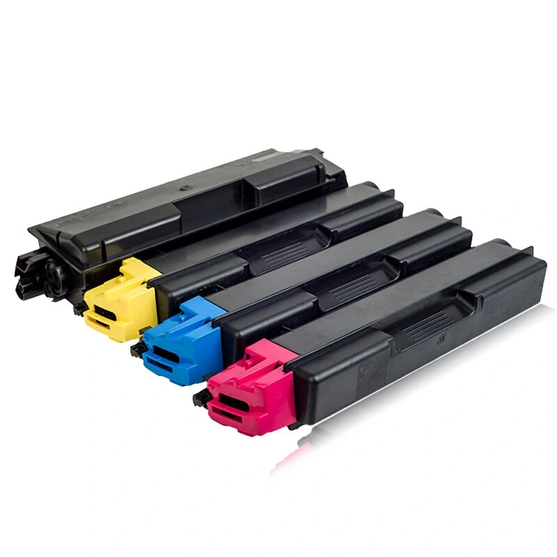 Los fabricantes de la copiadora de tóner de Japón Tk-593 Tk593 Compatible para Copiadora Kyocera cartuchos de tóner de color.