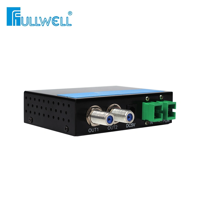 Receptor óptico FTTH de 2 vías de salida de FullWell CATV