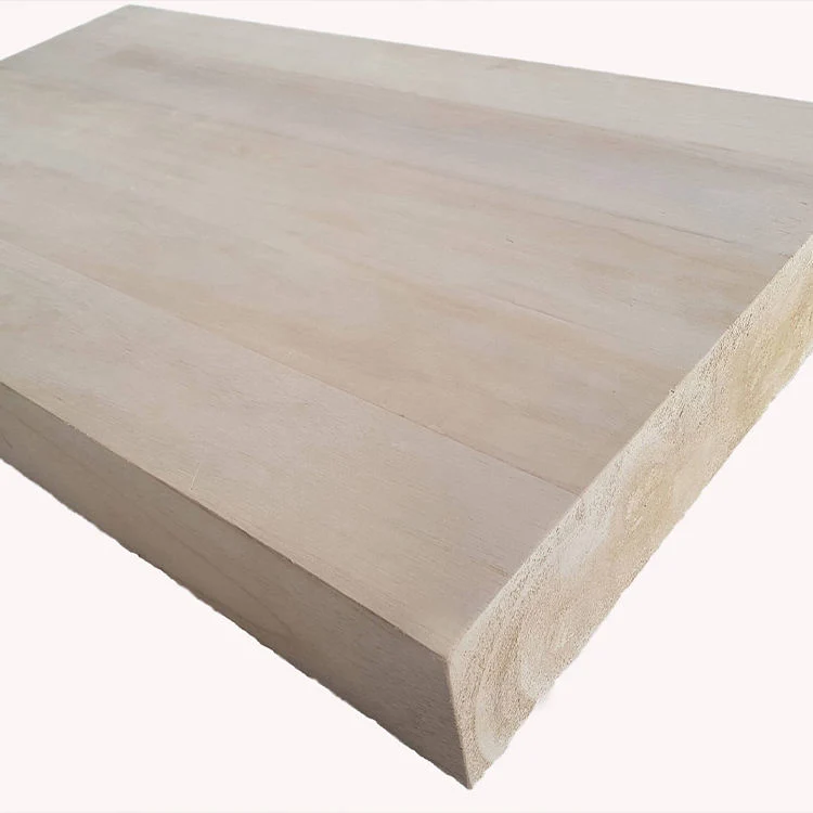 Custom Solid Chinese Paulownia Jointed Wood Plank of Furniture Manufacturer