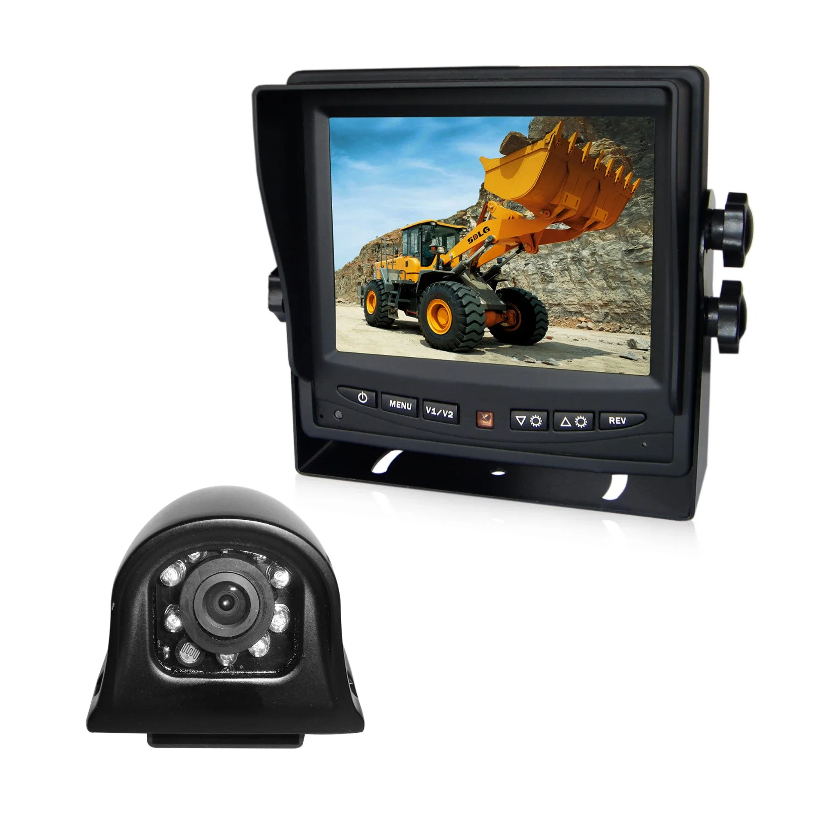 5.6 polegadas LCD TFT Autónomo Monitor de carro para o barramento