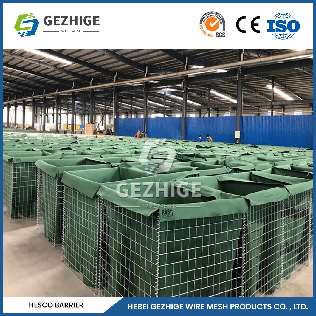 Gezhige Hexagonal Wire Woven Gabion Netting Fabricação resistência química alta resistência Saco PP Gabion China mais rede móvel soldada Barreira