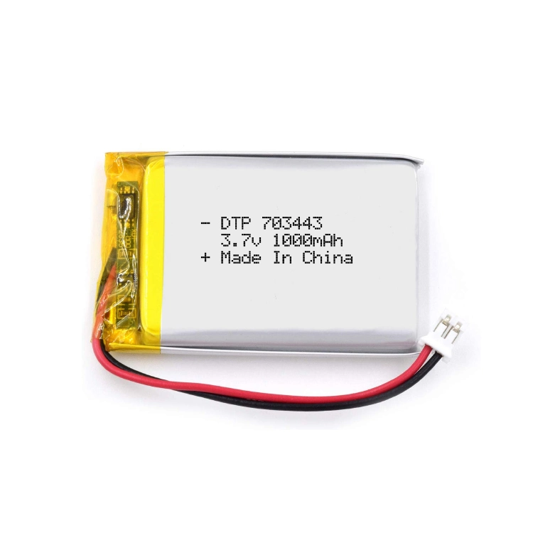 703443 Rechargeable Battery Li-ion Polymer Cell 3.7V 650mAh 1000mAh Lithium-Ion Polymer Cell Batteries for Smartwatch Doorbell