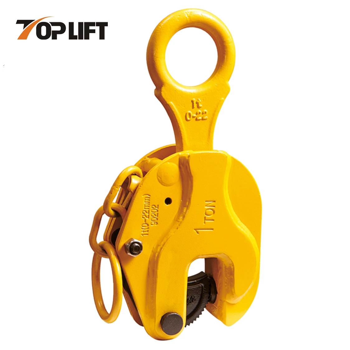 High Quality Tp-Lifting Cdh Standard Vertical Hanging Plate Clamp with Safety Hook with 1.0t Capacity