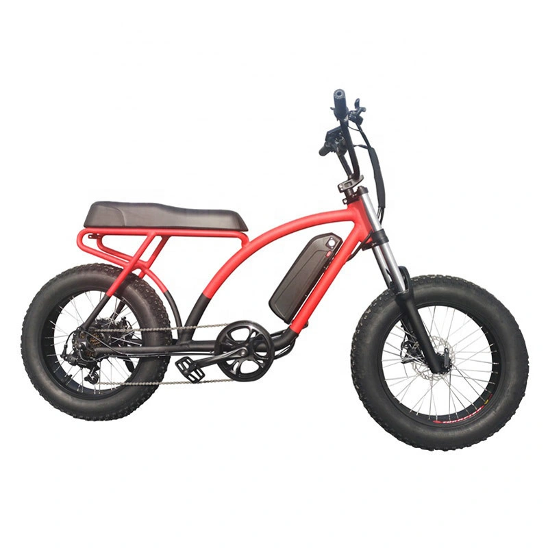 Electric Bike Classic Style 7-Speed Fat Tire Electric Bicycle Mountain E-Bike Electric Dirt Bike