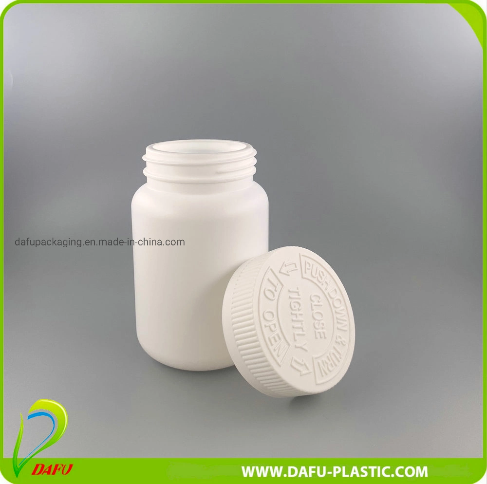 Customized Plastic Container Products HDPE 200ml Pill Capsule Bottle