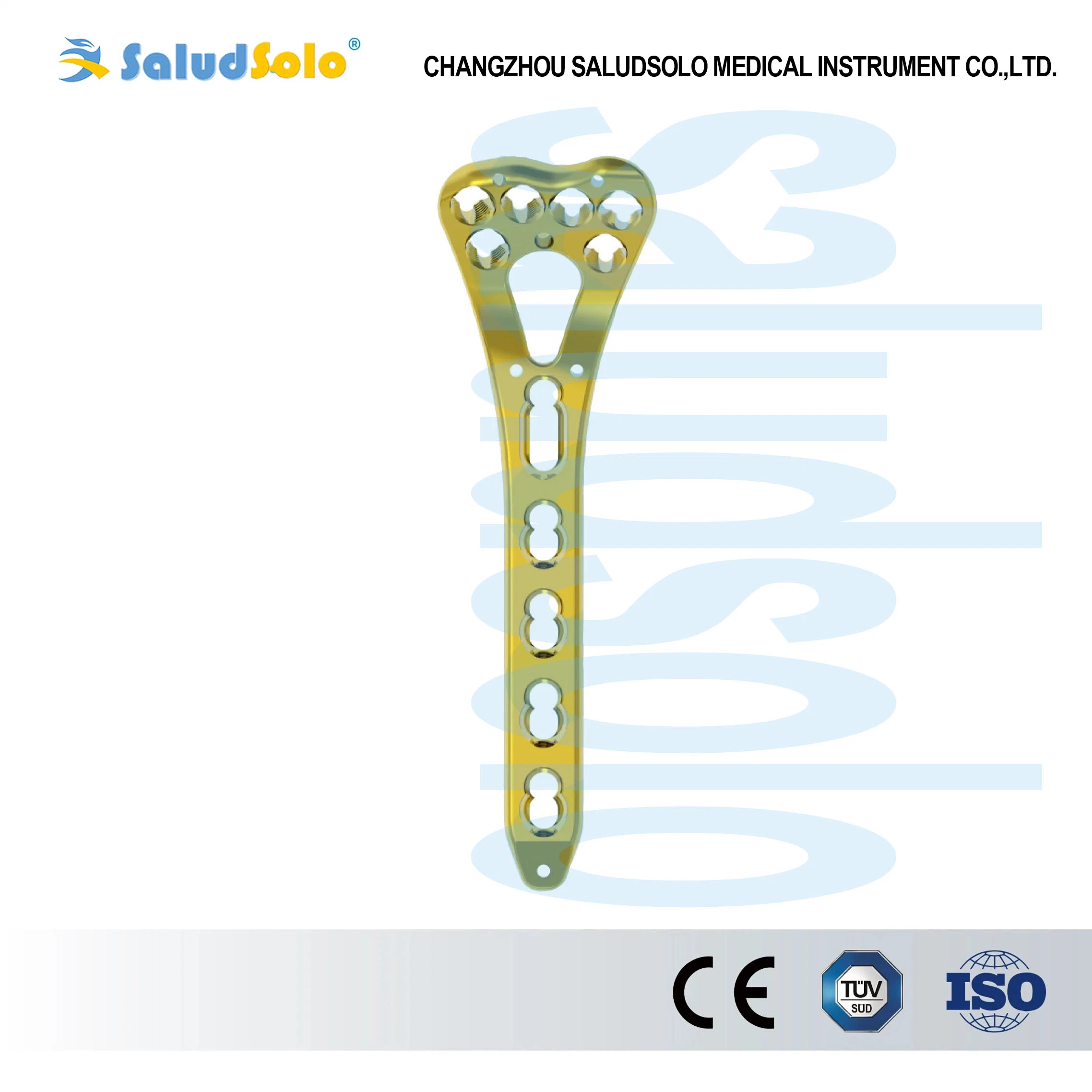 Orthopedic Implant Variable Angle Distal Radius Plam Locking Titanium Plate, Volar Locking Compression Plate (VA)