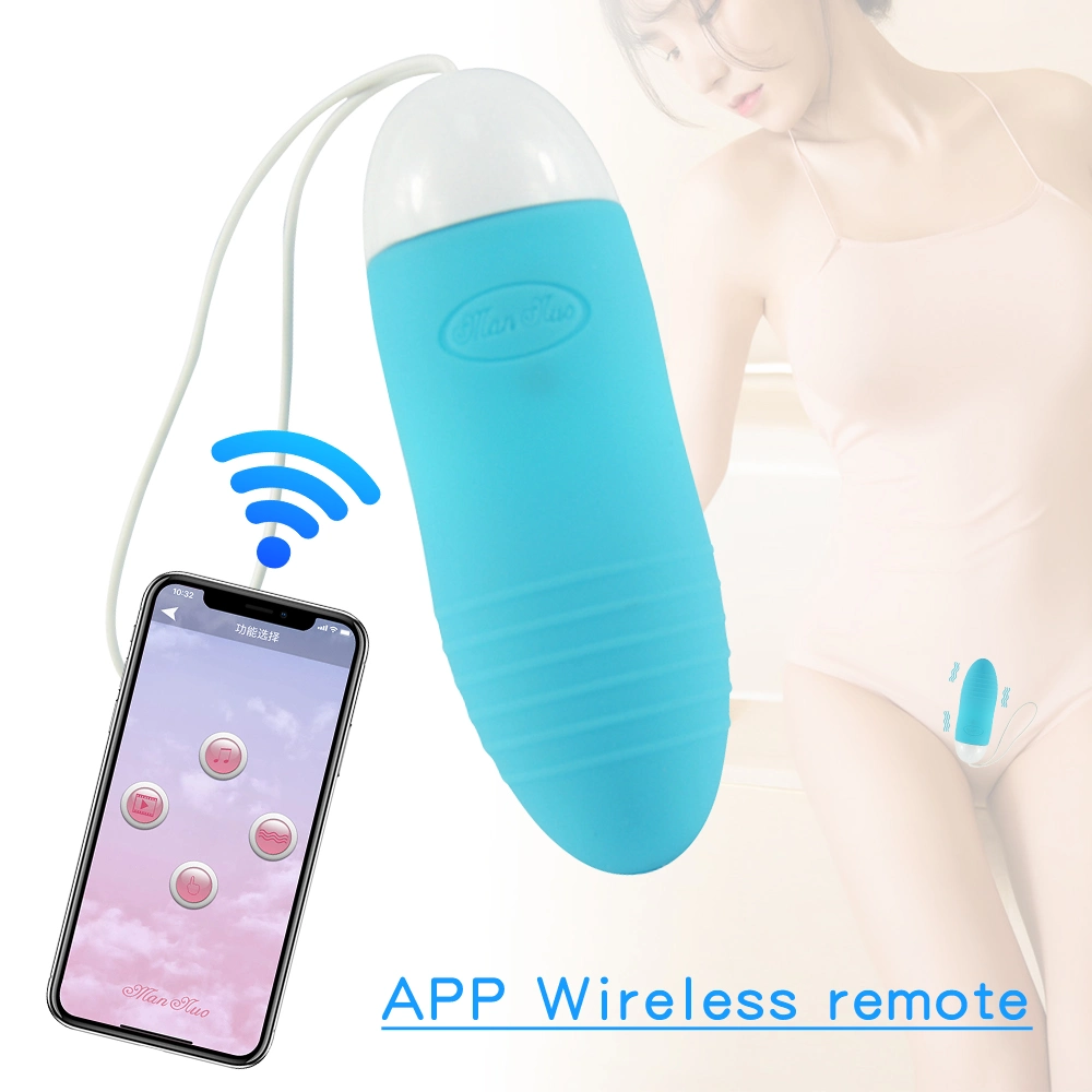 Silicone Vibrating Eggs Waterproof Wireless Remote Control APP Vibrator Smart for Couples Adult Toys