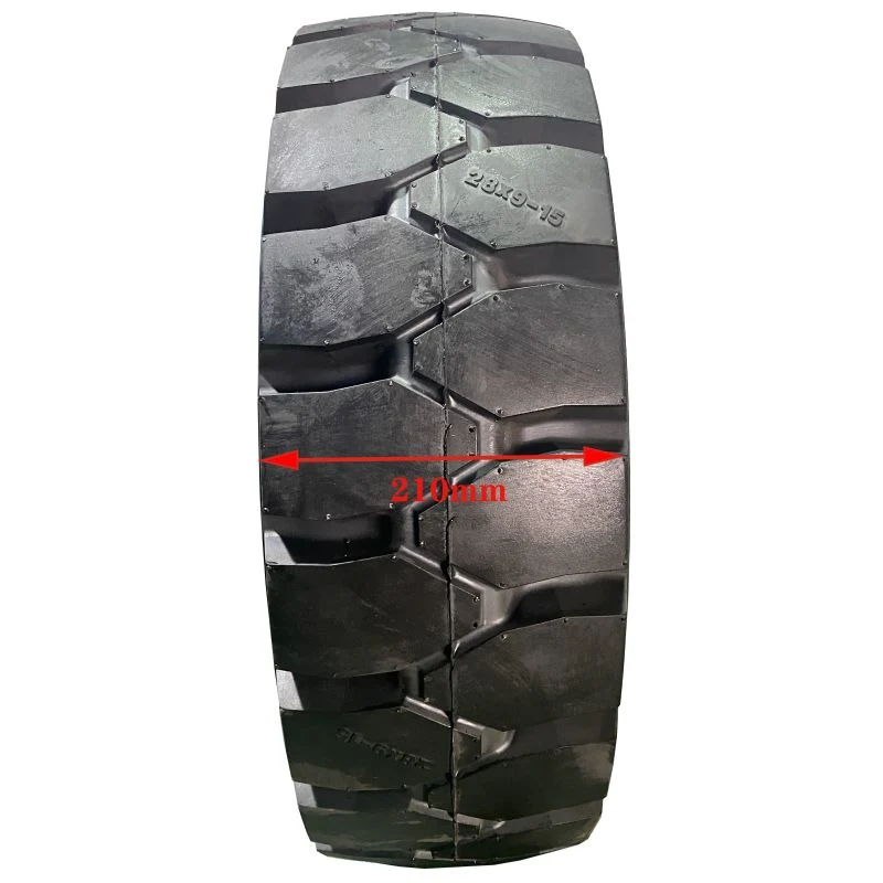 Premium Rubber Solid Tire 28*9-15 Forklift Solid Tire Industrial Tire Suitable for Hangcha Heli Toyota Linde Hyster Liugong etc