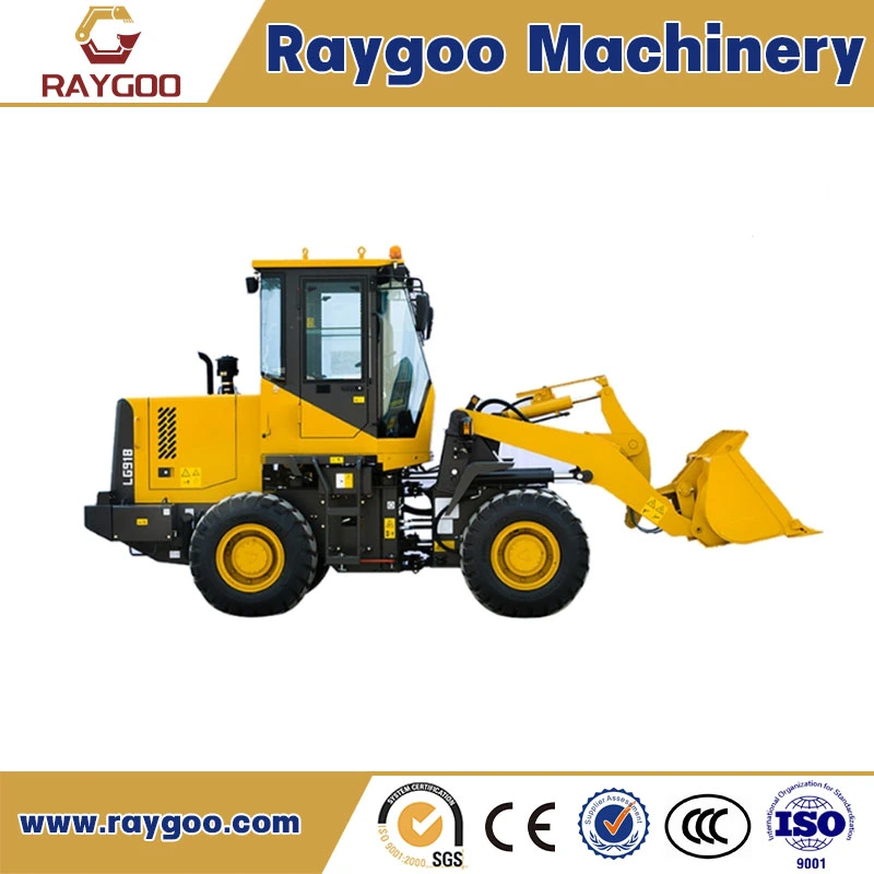 Chinese Small Size Wheel Loader 1.8t-LG918 Flexible in Operation Hydraulic Wheel Loader for Municipal Construction