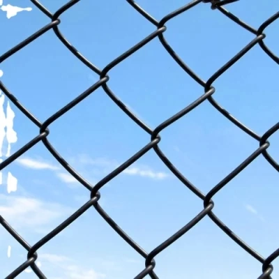 Low Price Galvanized Chain Link Fence Diamond Wire Mesh Factory Game Fence