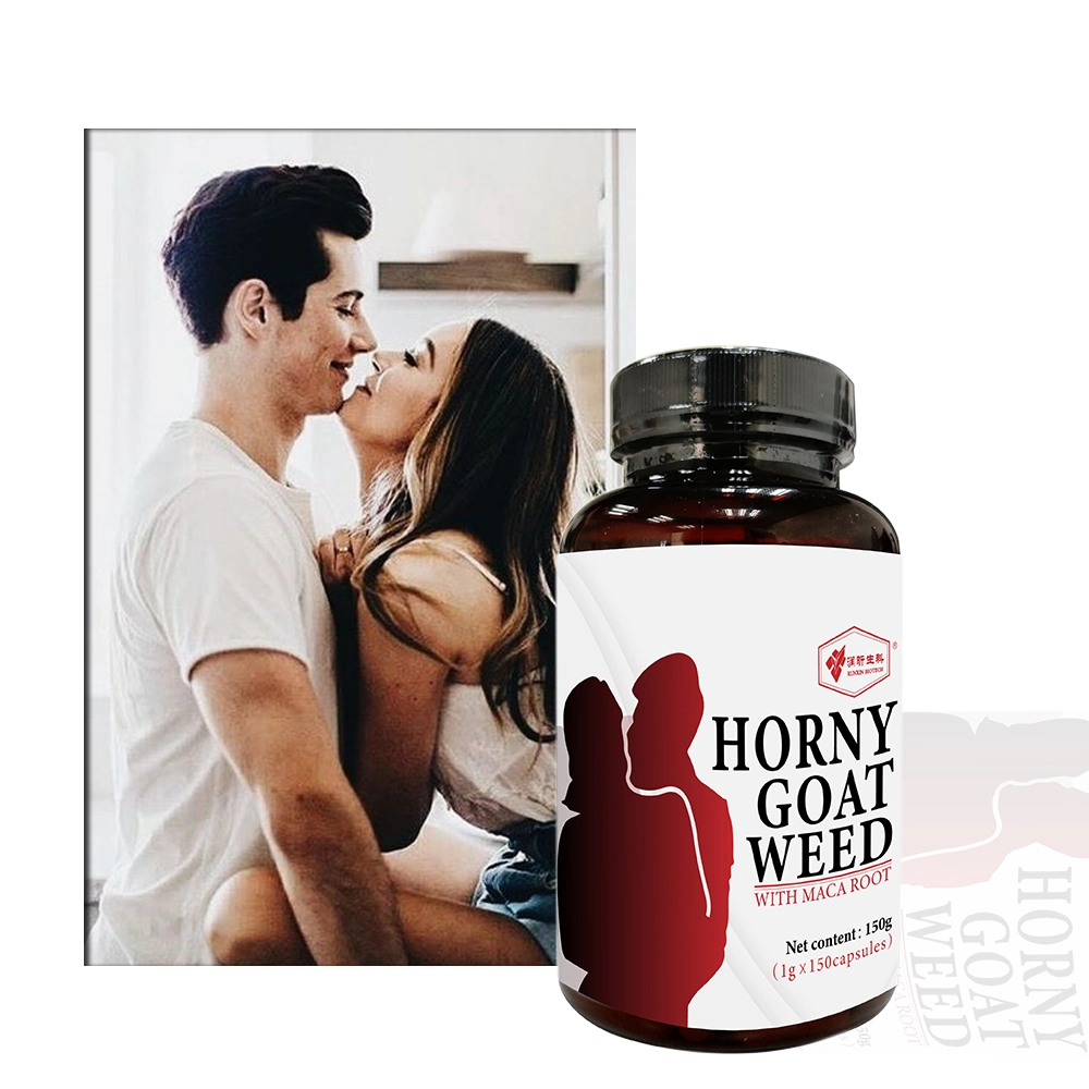 Horny Goat Weed Maca Root Strong Men Capsules for Libido Enhancement Drive Stamina Endurance