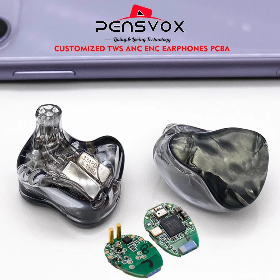 Bouchons d'oreilles One Stop Service Development and Design Resin TWS Wireless PCBA pour Knowles Nouveau driver à armature équilibrée