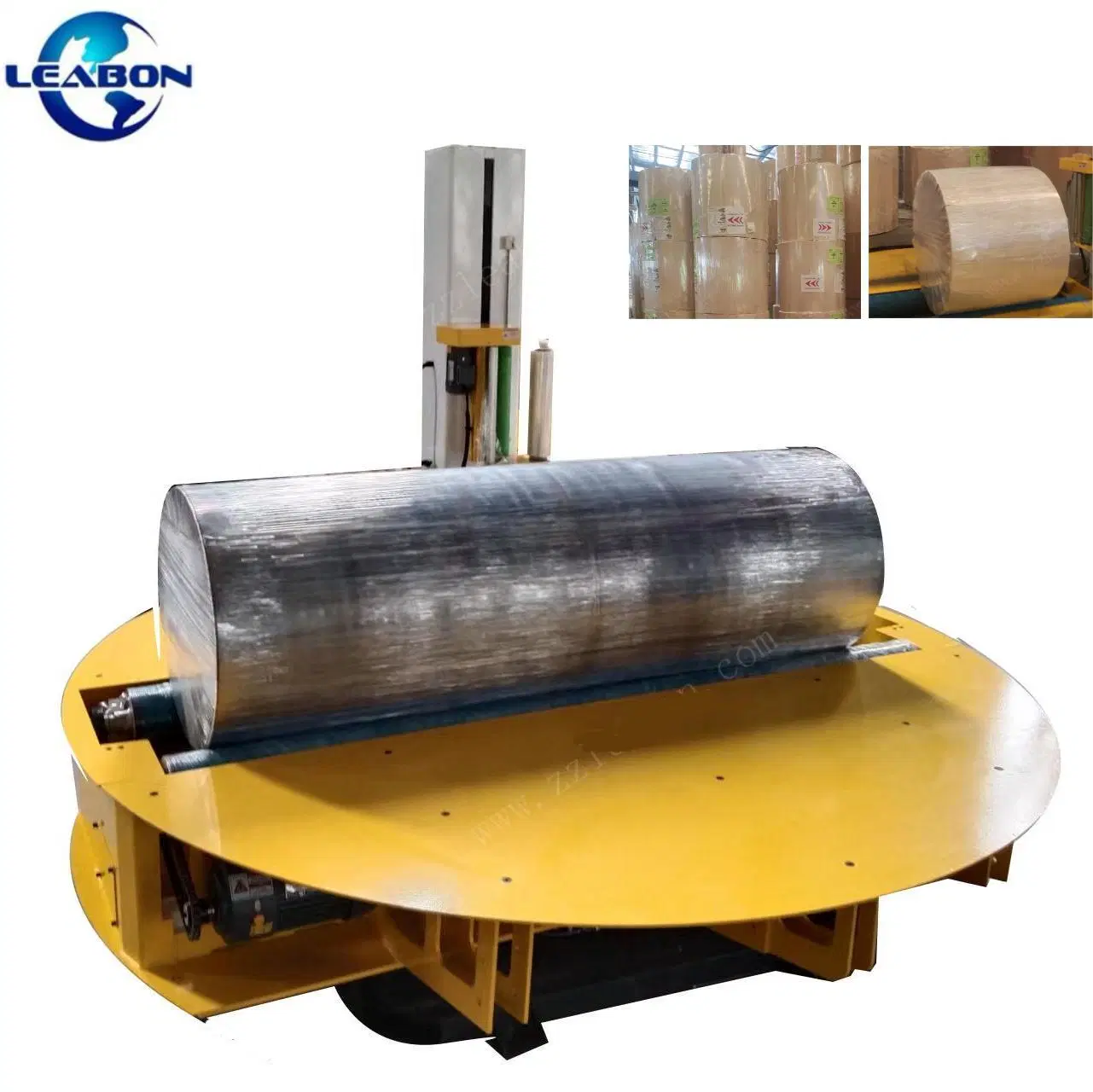 Cylinder Bearing Packing Machine Stretch Film Wrapping Machine for Paper Roll