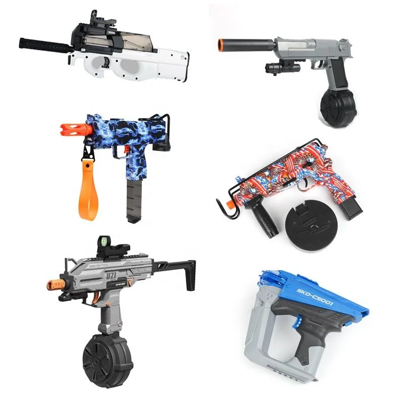 Multiple Style Kinds of Style Gel Bullet Toy Gun Ak47 M416 Water Gel Splatter Blaster Bolas Electric Gun Pistolas De Hidrogel