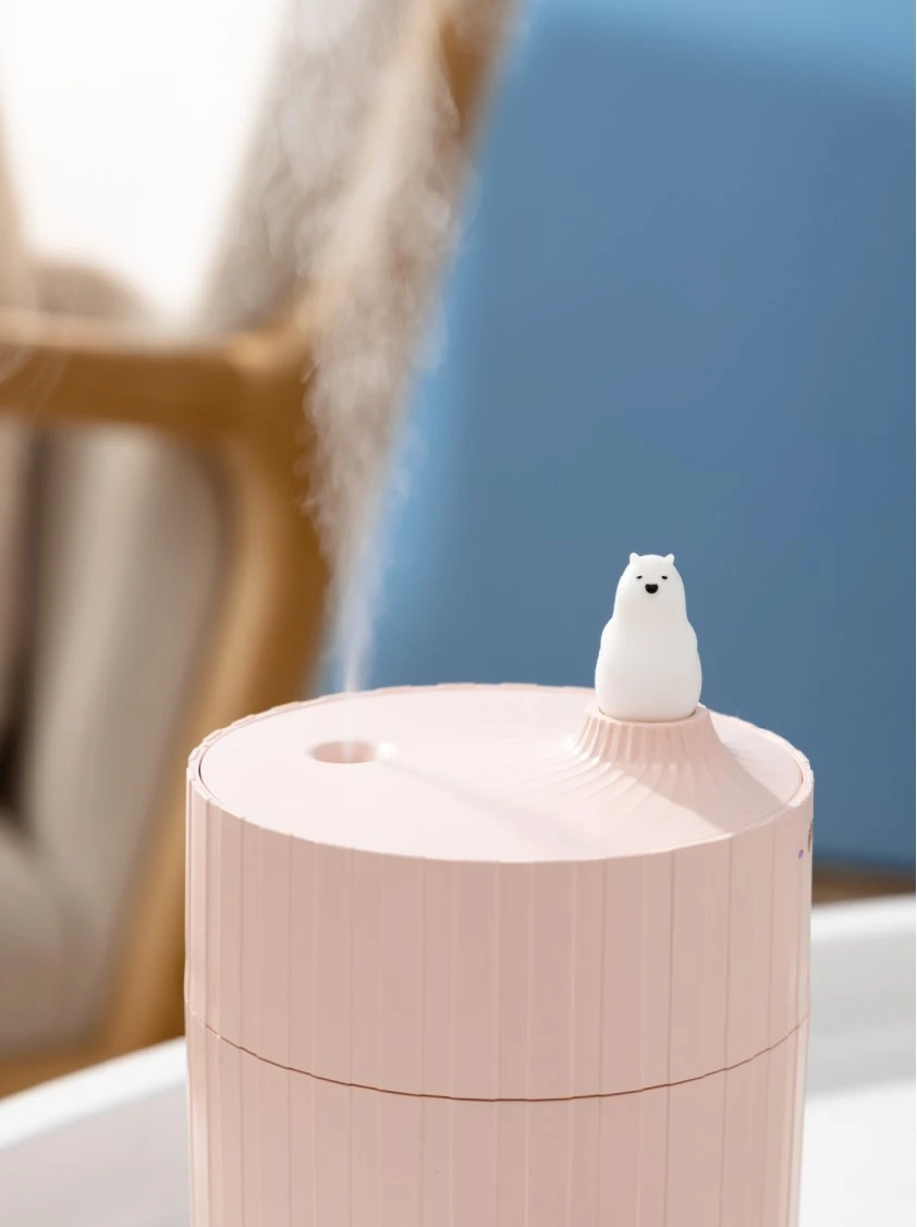 Cute Rabbit Mini USB Charging Colorful Night Light Air Ultrasonic Humidifier