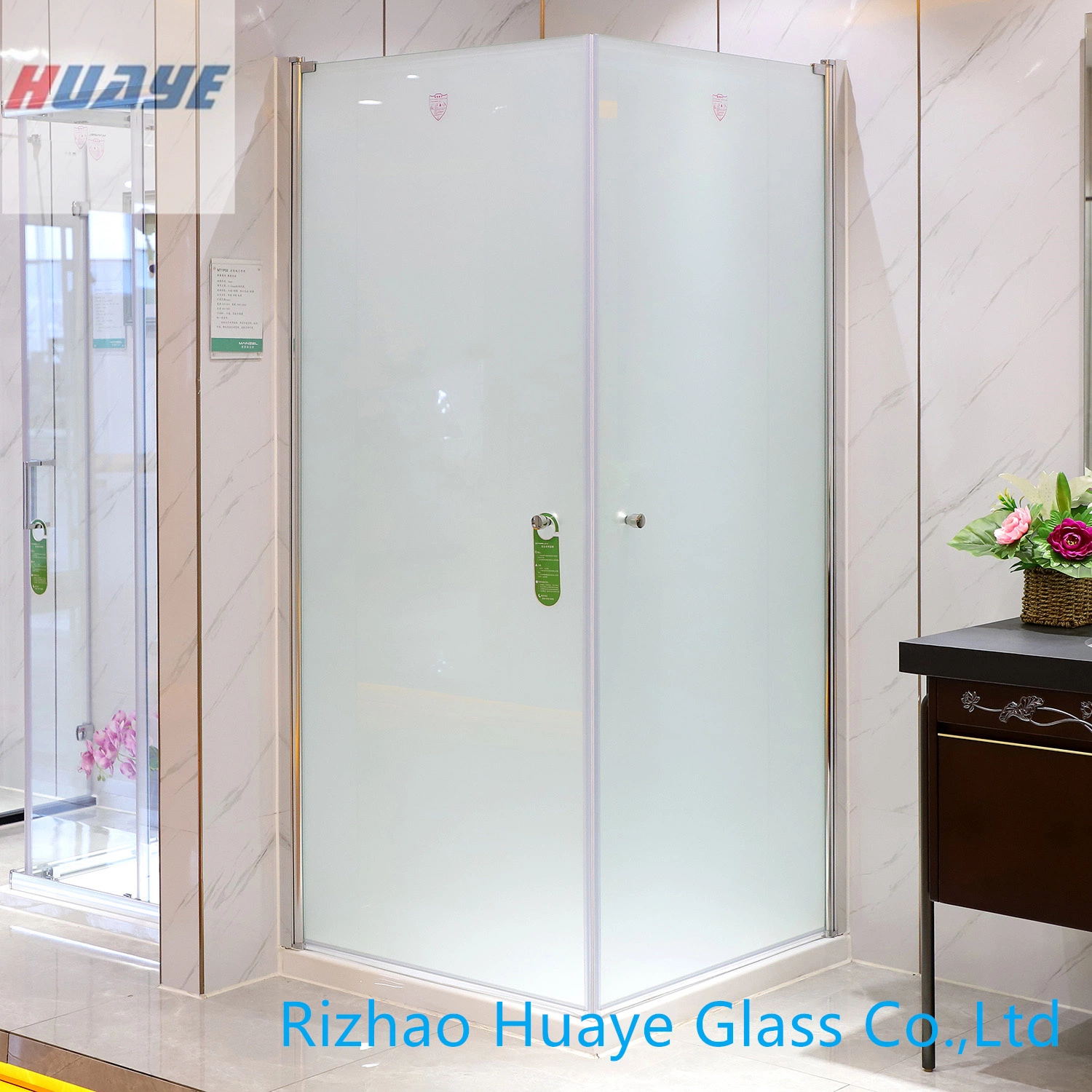 Building Glass with Silk-Screen/Frost/Sand Blasted Decorative Tempered Safety Glass for Construction